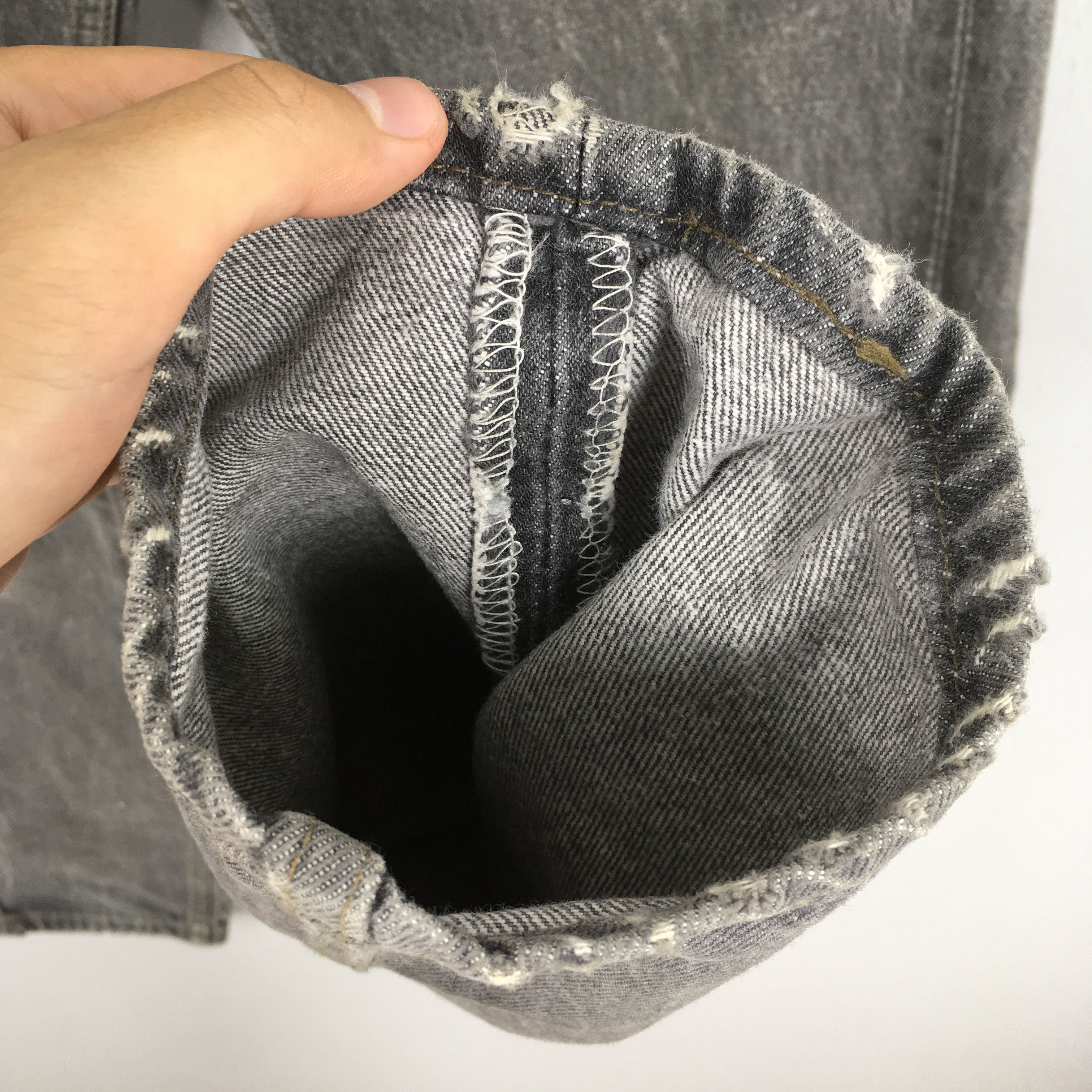 Levi's Size 30x30Vintage 90s Levi's 501 Faded Black Jeans S649 Size US 30 / EU 46 - 5 Thumbnail