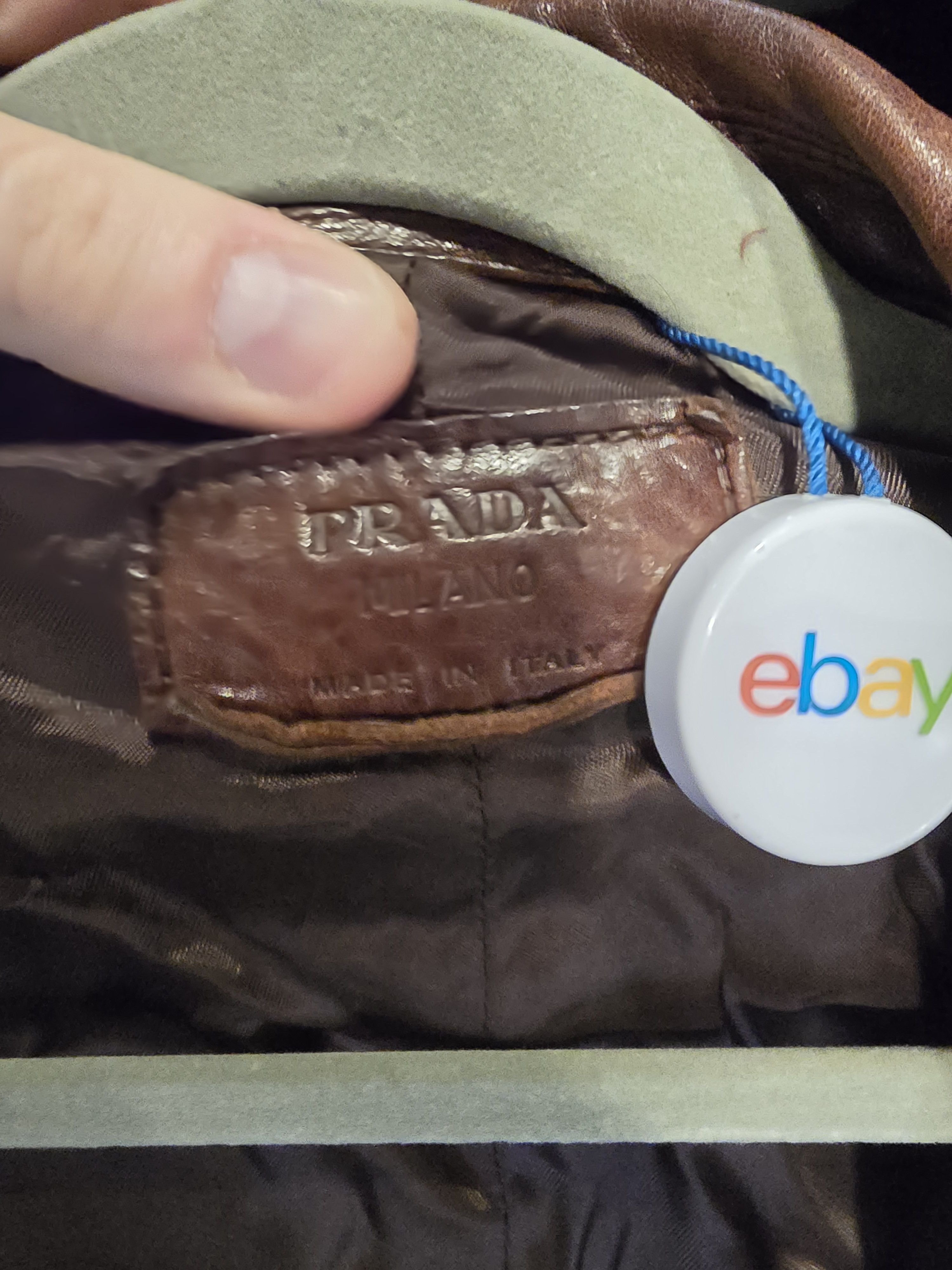 Prada Prada brown leather jacket Size US L / EU 52-54 / 3 - 7 Thumbnail