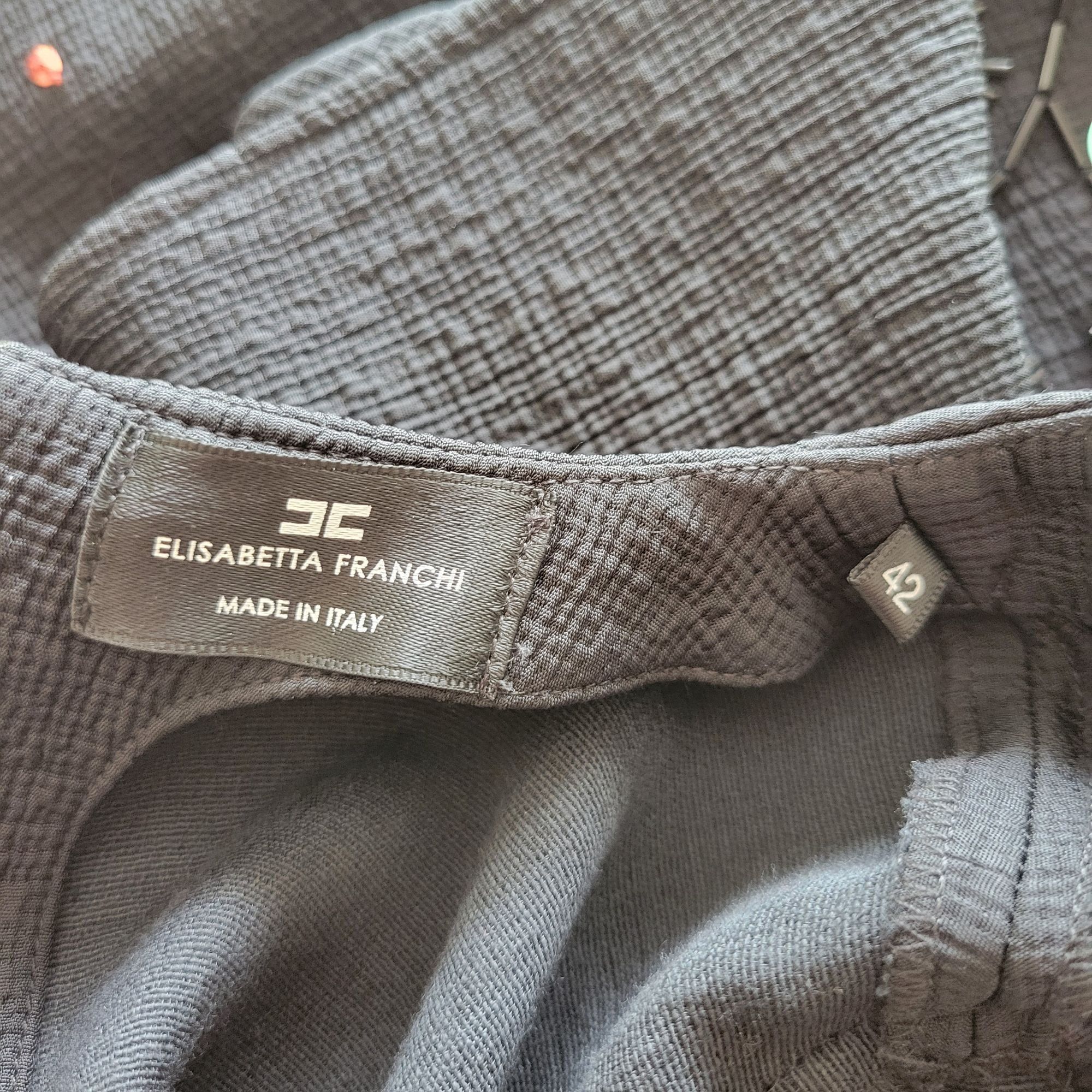 Elisabetta Franchi Elisabetta Franchi Black Bell Sleeve Embroidered Sequins Bea Size M / US 6-8 / IT 42-44 - 4 Thumbnail