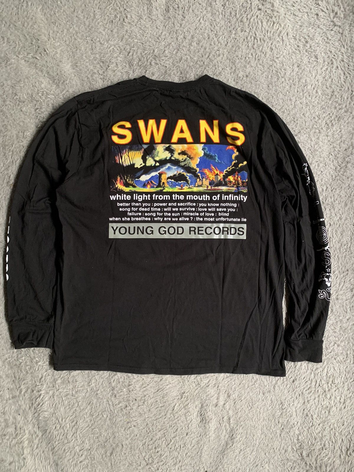 Band Tees Swans - Love Of Live Longsleeve Tee erd grunge rock Size US XL / EU 56 / 4 - 7 Thumbnail