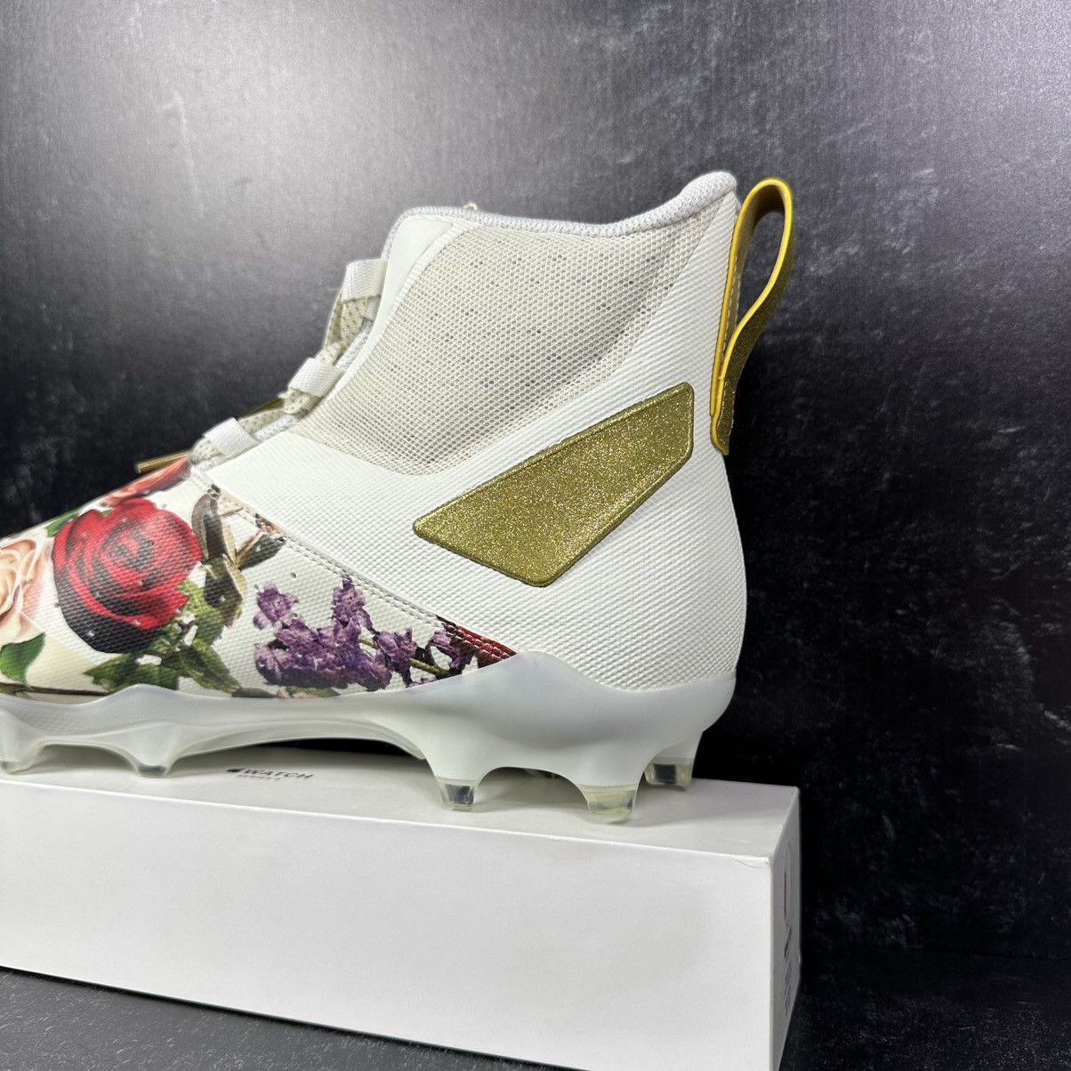 Adidas ADIZERO CHAOS SPEED CORONATION OFF WHITE GOLD FOOTBALL CLEAT Size US 13 / EU 46 - 10 Thumbnail