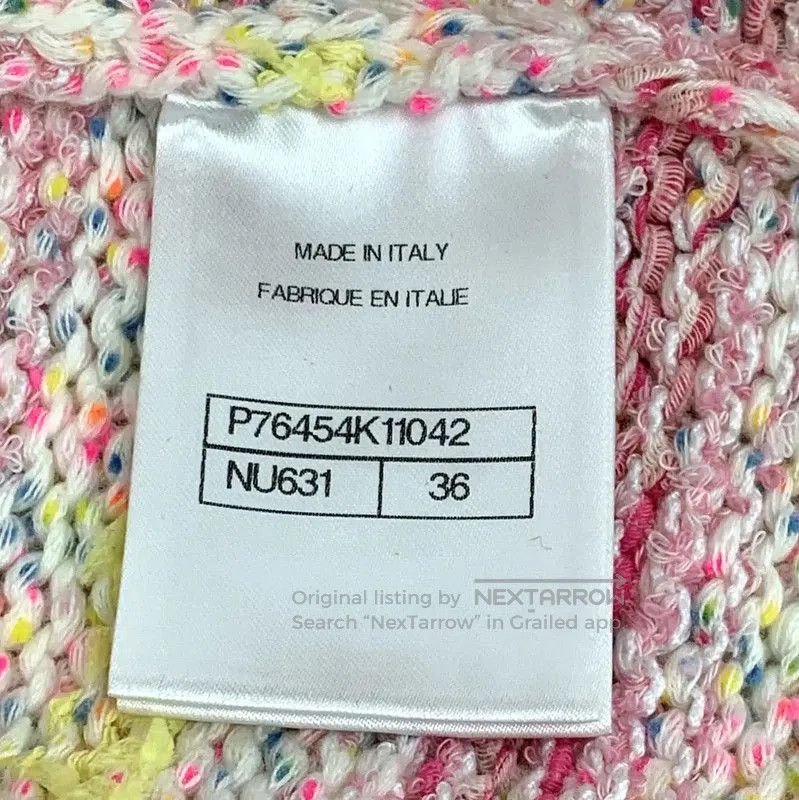 Chanel Chanel Pink Cotton Sweater with Heart Design . Size XS / US 0-2 / IT 36-38 - 7 Thumbnail