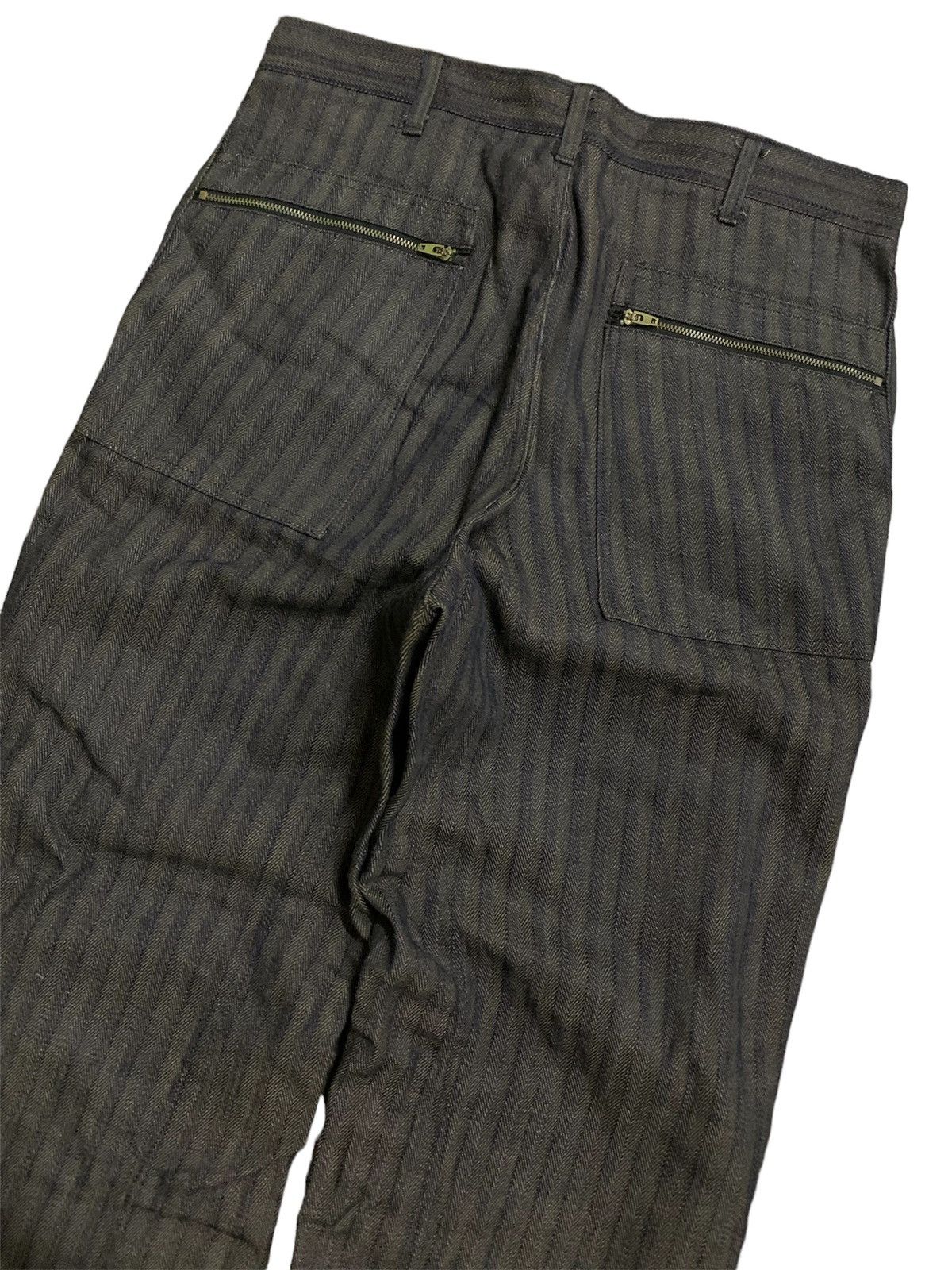 Comme des Garcons Homme Plus 💥Japanese designer GGD Grand Global Stripe Pant Size US 32 / EU 48 - 1 Thumbnail