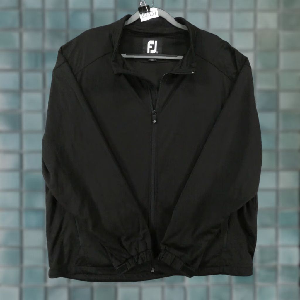 Footjoy FootJoy Jacket Mens Extra Large Long Sleeve Black Lined Full Zip Golf Size US XL / EU 56 / 4 - 1 Thumbnail