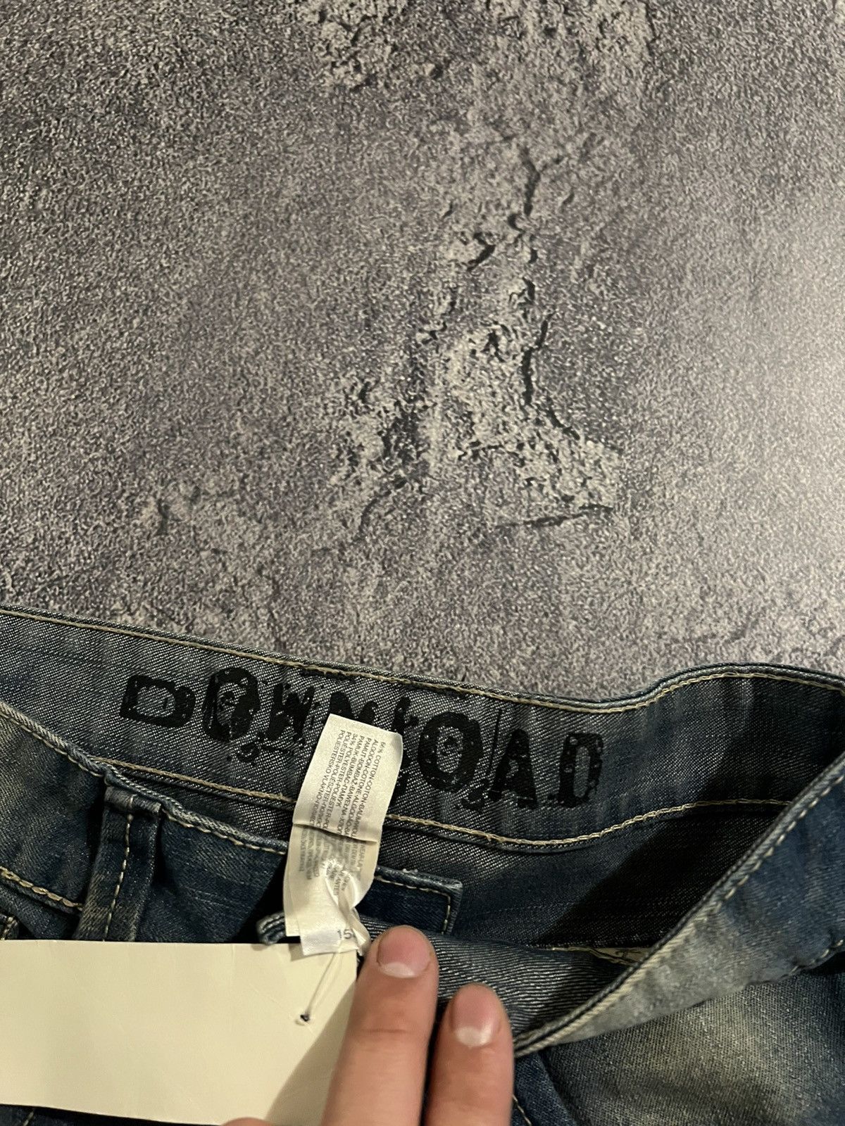 Japanese Brand Flared Destroyed Darkwear Jeans / Japanese Grunge Archive 90 Size US 30 / EU 46 - 7 Thumbnail