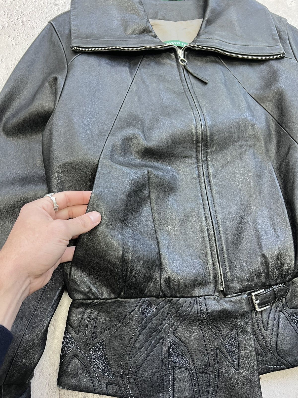 If Six Was Nine × Japanese Brand × Le Grande Bleu (L.G.B.) Japanese Brand Avant-Garde Leather Jacket Size US M / EU 48-50 / 2 - 4 Thumbnail