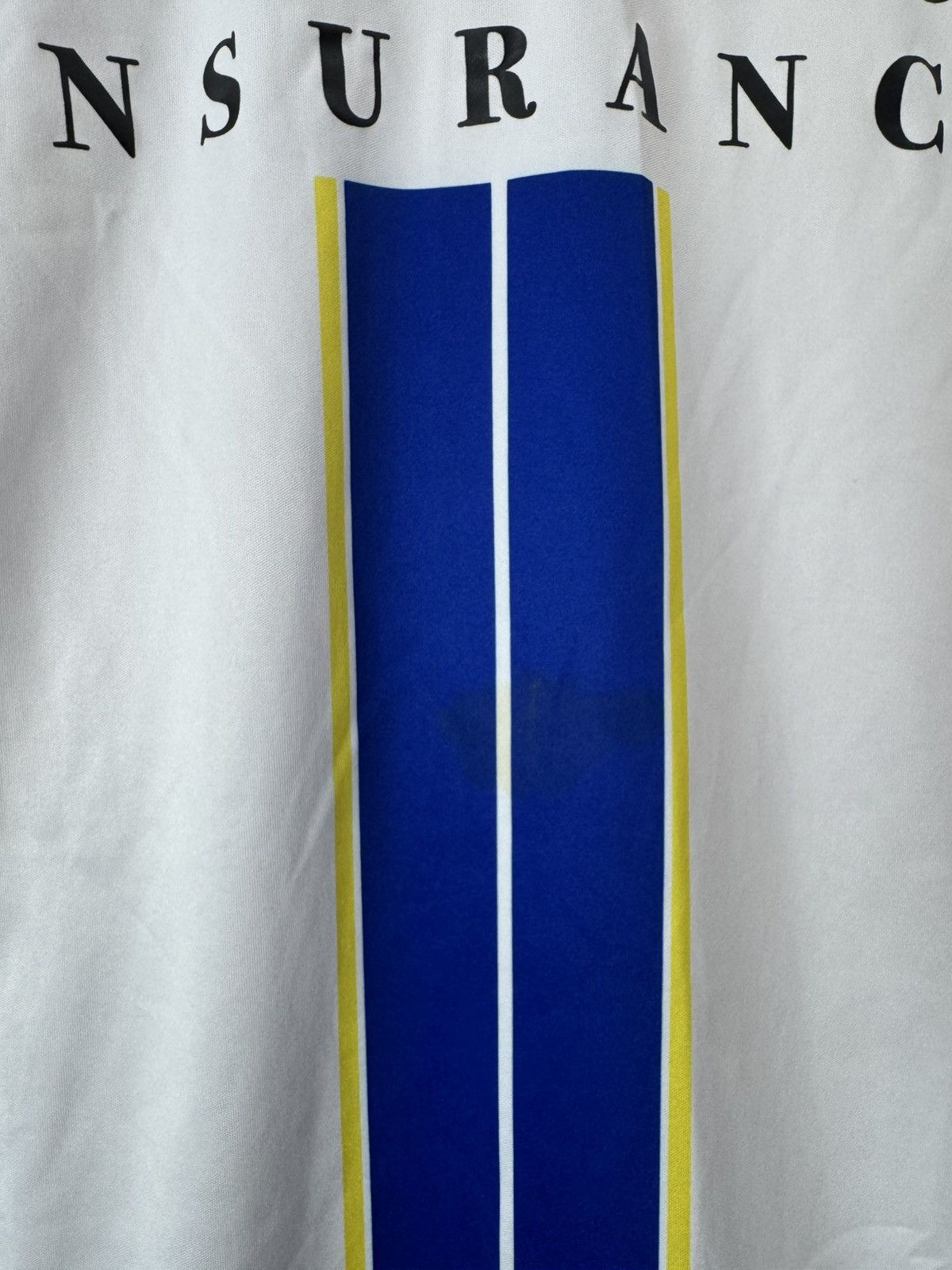 Macron Vintage Macron FC LUFC Leeds United Soccer Jersey Size US L / EU 52-54 / 3 - 5 Thumbnail