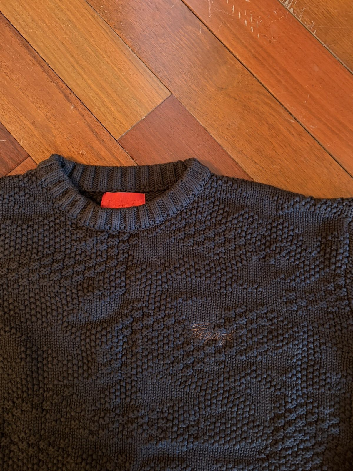 Fugazi Fugazi Camotex Knit Sweater Brown M Size US M / EU 48-50 / 2 - 2 Thumbnail