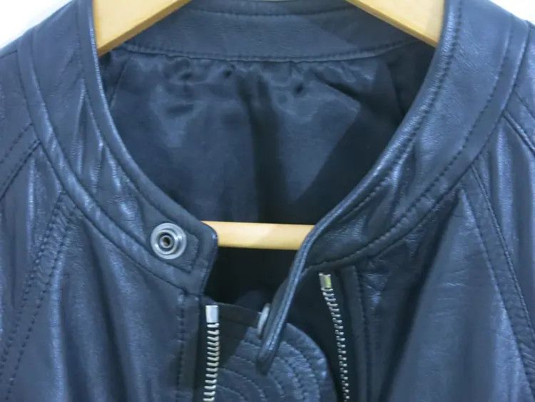 Rick Owens Rick Owens Intarsia Lambskin Leather Jacket Size US S / EU 44-46 / 1 - 4 Thumbnail