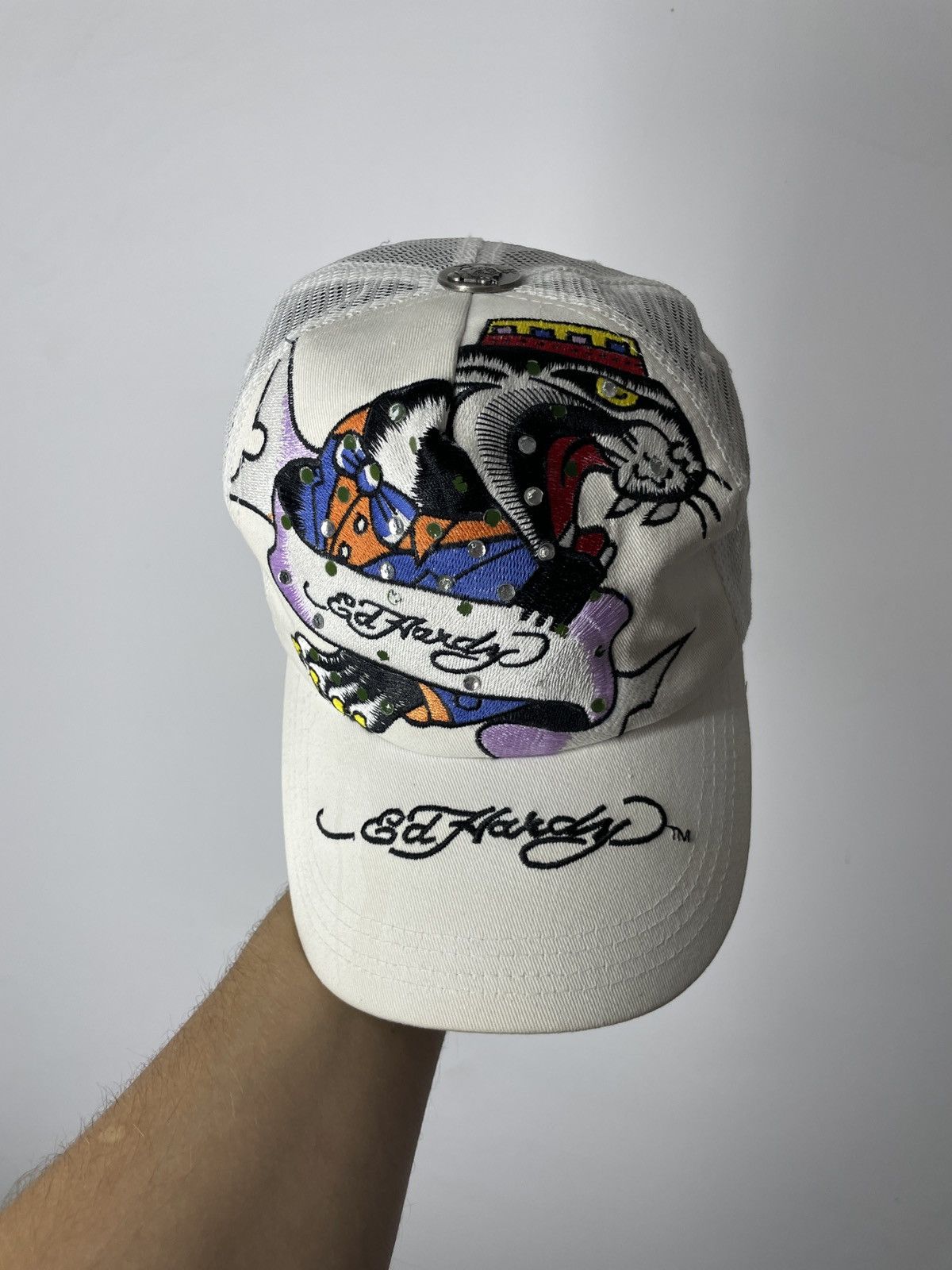 Ed Hardy × Vintage Vibes Ed Hardy y2k Embroidered Tiger Cap Size ONE SIZE - 2 Thumbnail