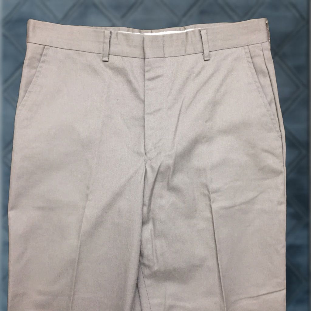 Vintage Knightsbridge Dress Pants Mens 32x32 Gray Flat Front USA Dress Pants Men 32 Gray Cotton Blend Flat Front Flats Front Pants Mens USA 32x32 Size US 32 / EU 48 - 1 Thumbnail