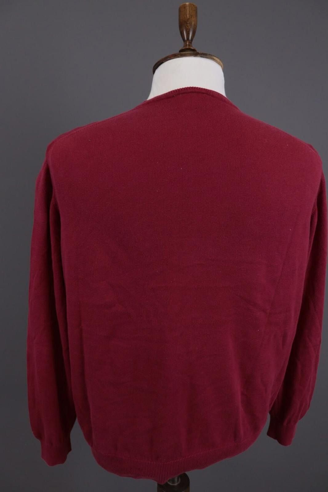Lacoste Lacoste Red Crew Neck Knit Sweater Jumper Size 6/XL Size US M / EU 48-50 / 2 - 12 Thumbnail