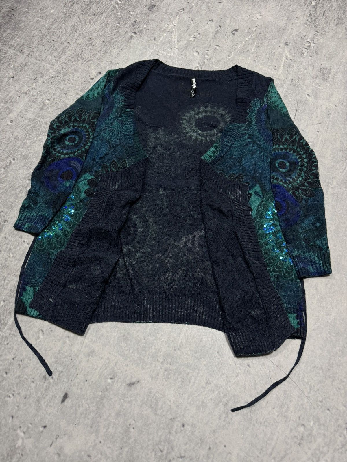 Desigual × Hysteric Glamour × Japanese Brand Desigual Avant Garde style Opium wmns Cardigan Size S / US 4 / IT 40 - 8 Thumbnail
