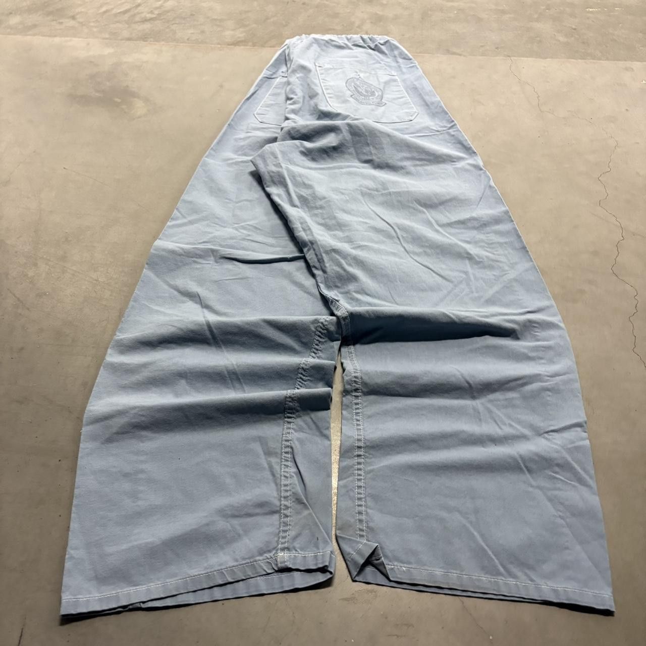 Vintage Crazy Vintage Y2K 2000s Baggy Wideleg Light Blue Sweatpants! Size US 42 / EU 58 - 4 Thumbnail