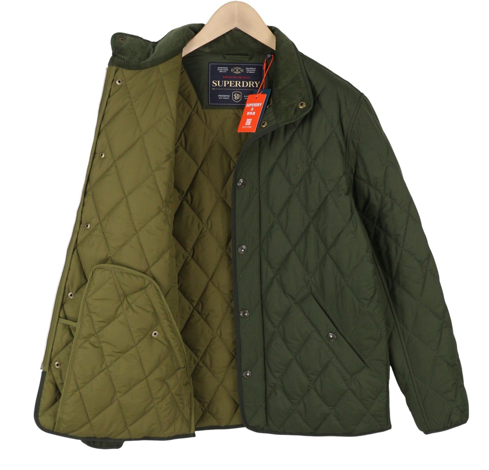 Superdry Estate M Green Insulated High Neck Light 87141 Size US M / EU 48-50 / 2 - 4 Thumbnail