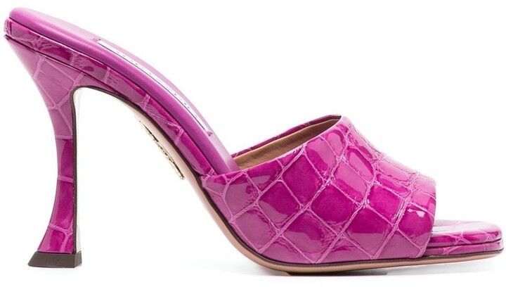 Aquazzura o1srvl11e1224 Mules in Pink Size US 6.5 / IT 36.5 - 4 Thumbnail
