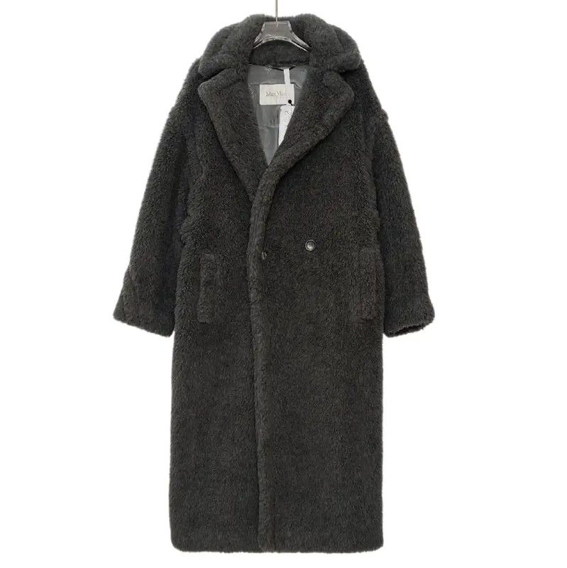 Max Mara MaxMara Gray Wool Women's Coat 0089 Size S / US 4 / IT 40 - 1 Thumbnail