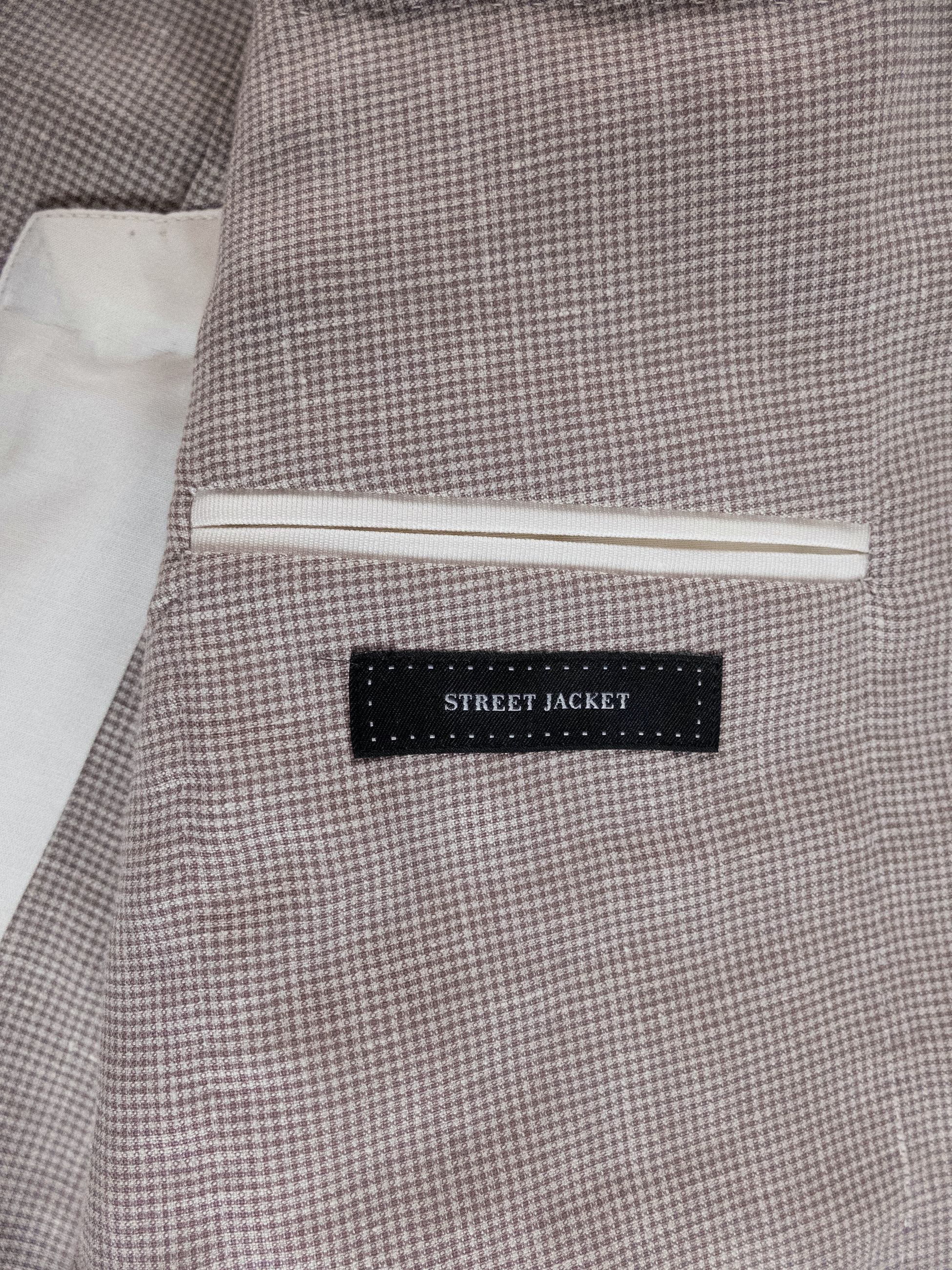 Ermenegildo Zegna ERMENEGILDO ZEGNA beige linen wool silk sportcoat jacket Size 46R - 9 Thumbnail