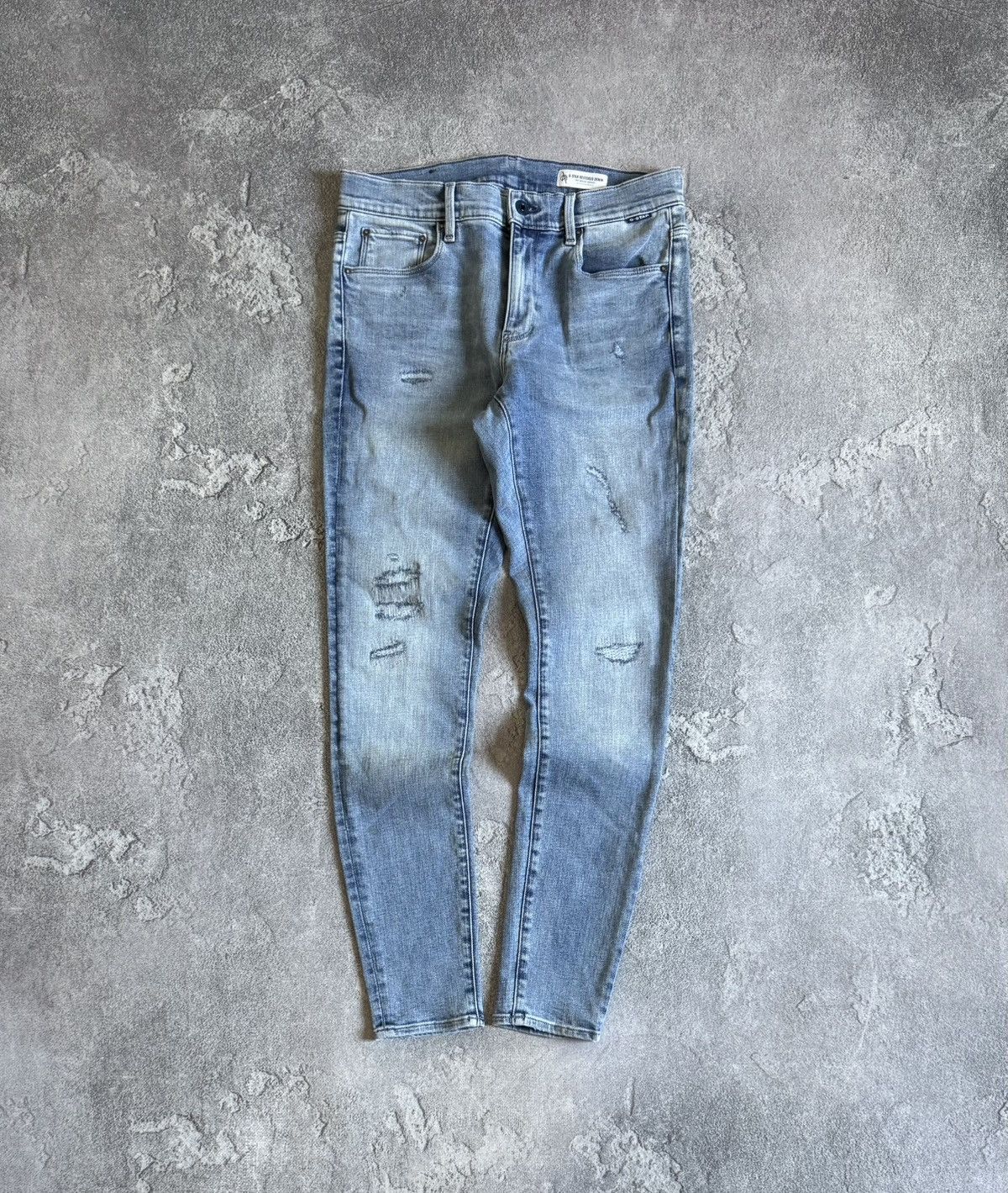 G-Star G star raw 30/30 3301 skinny Distressed pants jeans trousers Size US 30 / EU 46 - 6 Thumbnail