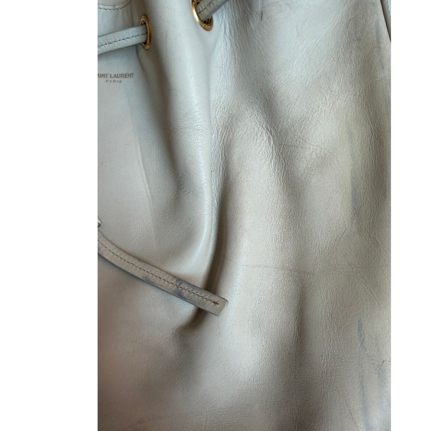 Saint Laurent Paris Saint Laurent Grey Emmanuelle Leather Crossbody Bag Size ONE SIZE - 7 Thumbnail