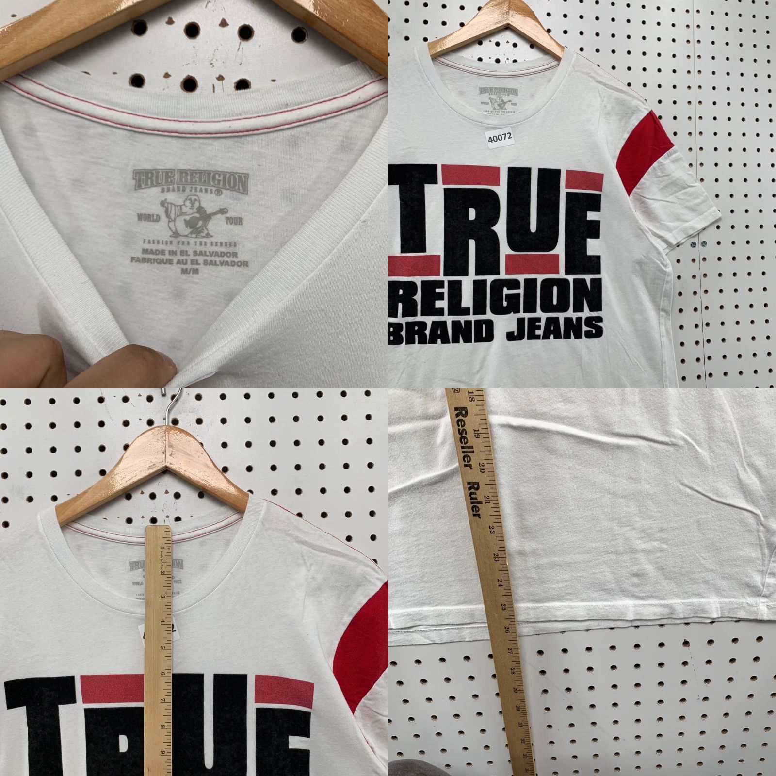 True Religion VINTAGE True Religion Shirt Mens M White Hip Hop Short Sleeve 20x26.5 Shirt Mens White Hip Hop 20x26.5 Mens M White Hip Hop Shirt True Religion Size US M / EU 48-50 / 2 - 8 Thumbnail