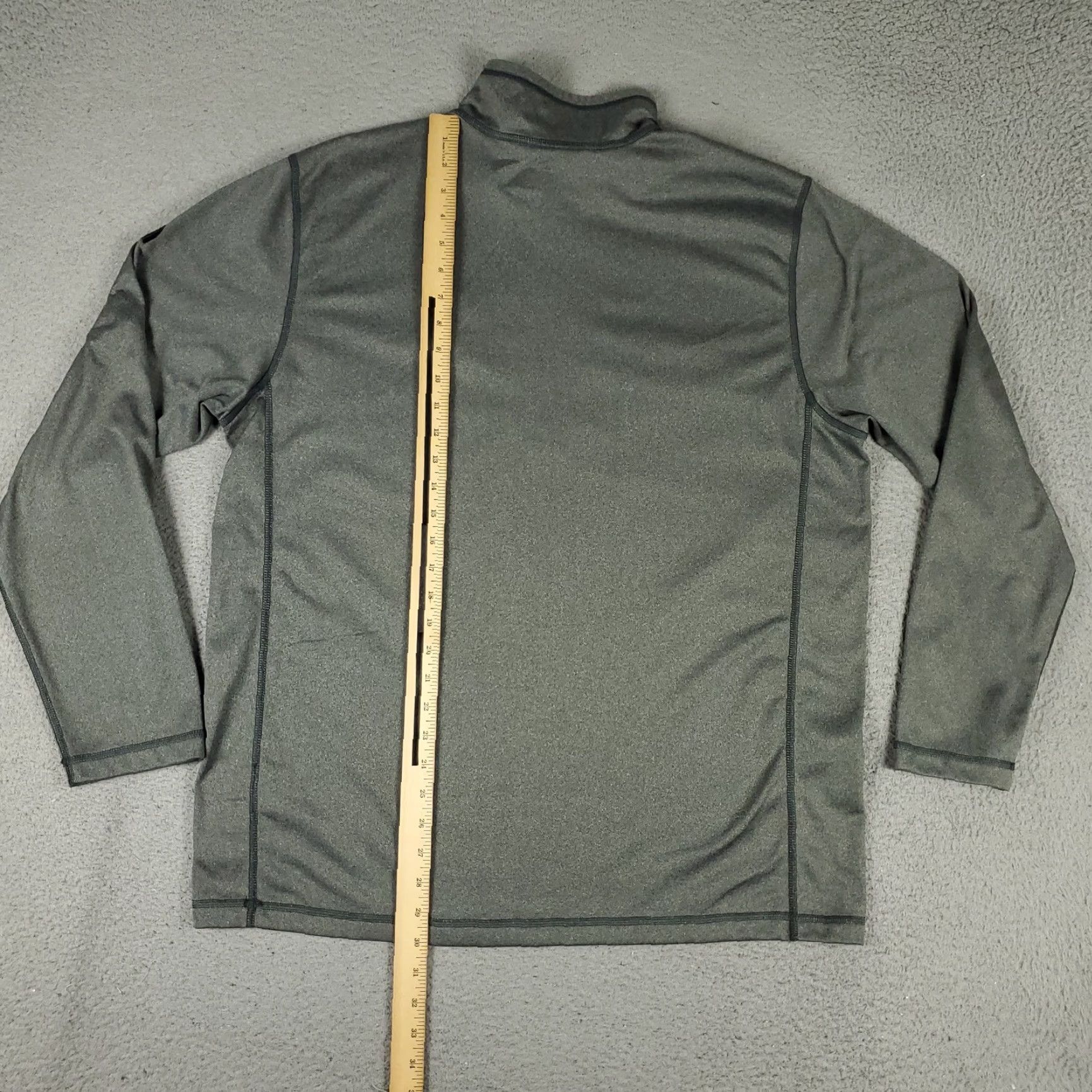 The North Face VINTAGE The North Face Sweater Pullover Mens XL Long Sleeve Gray 1/4 Zip Lightweight Performance Active Wear Size US XL / EU 56 / 4 - 6 Thumbnail