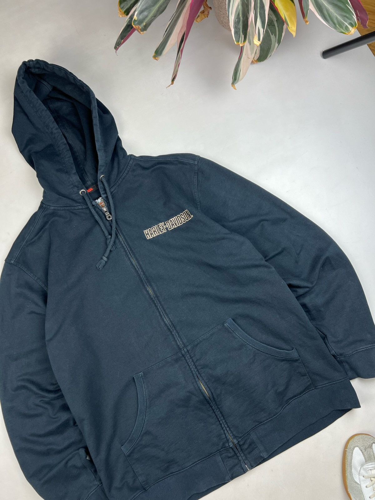 Harley Davidson Harley Davidson big print zip hoodie vintage Size US L / EU 52-54 / 3 - 4 Thumbnail