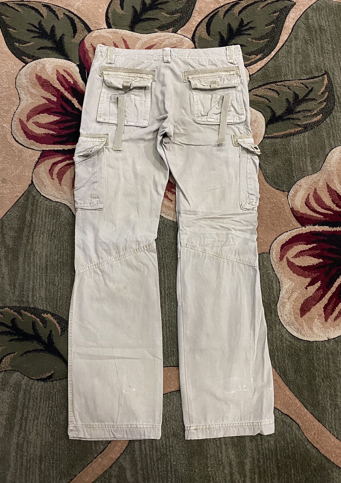 General Research × Japanese Brand MULTI POCKET PARACHUTE BONDAGE FADED CARGO PANTS Size US 34 / EU 50 - 8 Thumbnail