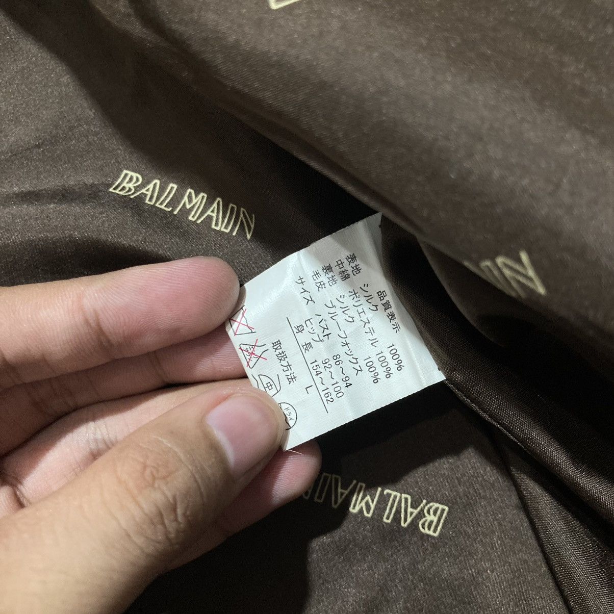 Balmain Balmain Paris Monogram Quilted Jacket Dark Brown Luxury Size US XXL / EU 58 / 5 - 17 Thumbnail