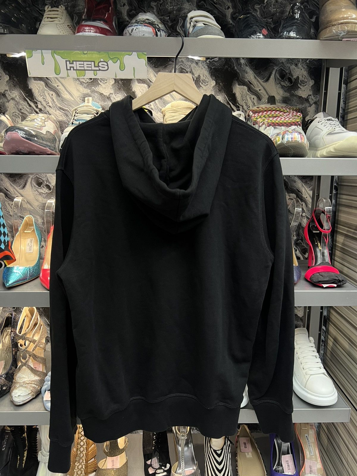 Alexander McQueen Alexander McQueen Graffiti Hoodie Size US XL / EU 56 / 4 - 2 Thumbnail
