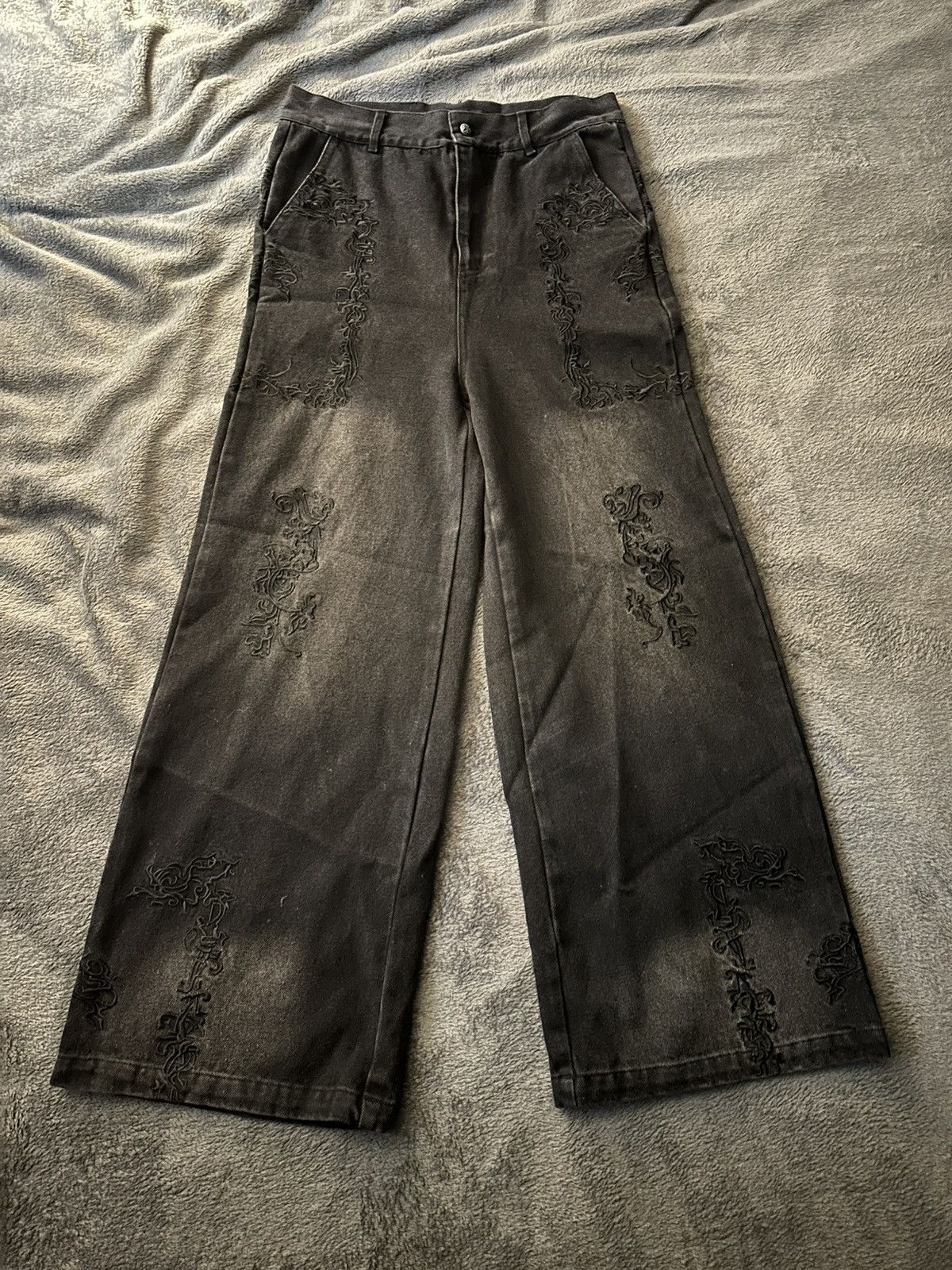 Vintage Davril Splatter Jeans Size US 32 / EU 48 - 1 Thumbnail
