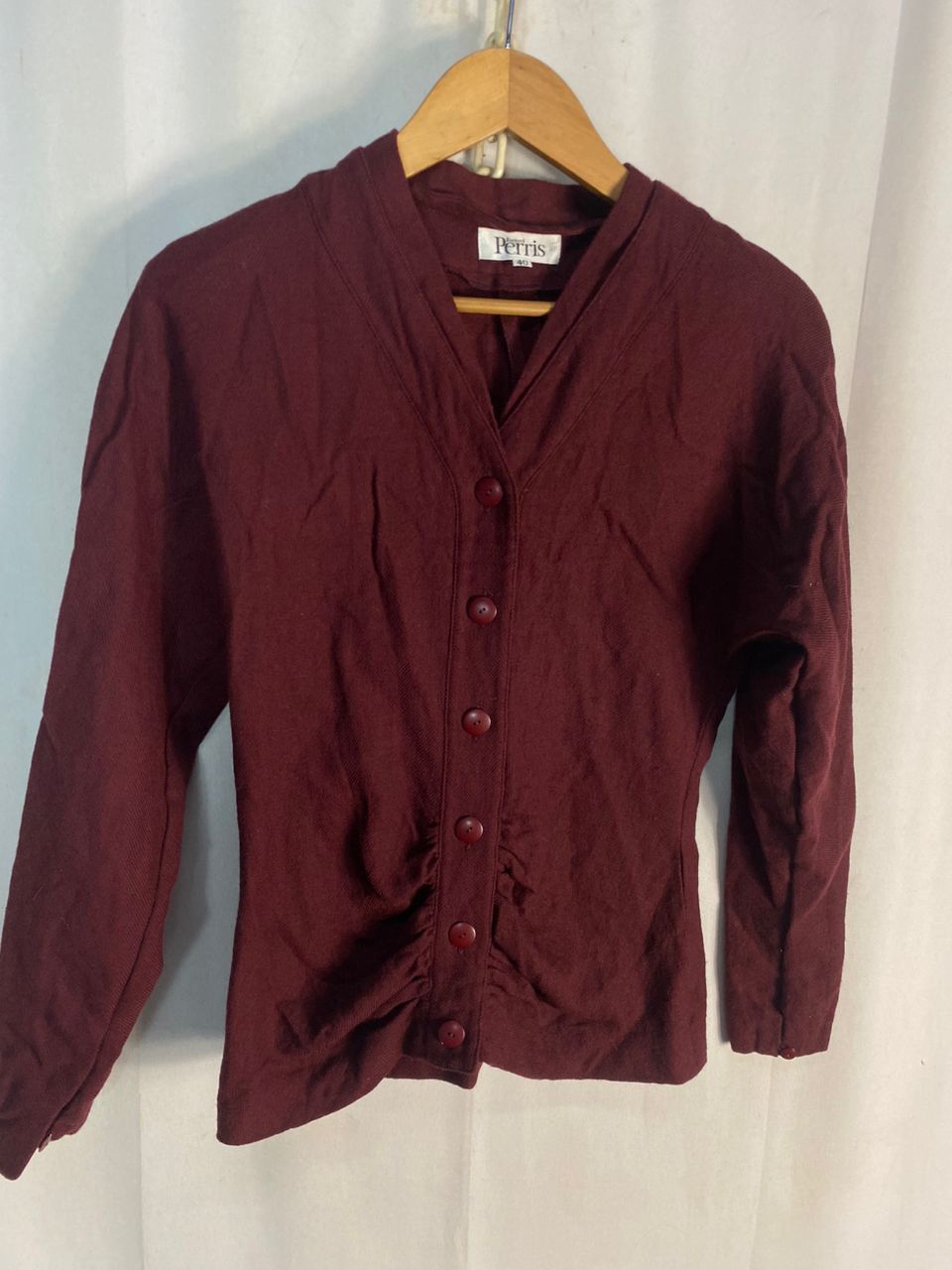 Designer × Vintage Vintage Bernard perris button up blouse shirt Size XS / US 0-2 / IT 36-38 - 2 Thumbnail