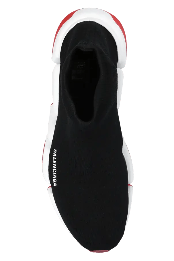 Balenciaga o1tr1nto0525 Speed 2.0 Recycled Knit Sneakers in Multicolor Size US 6 / EU 39 - 6 Thumbnail