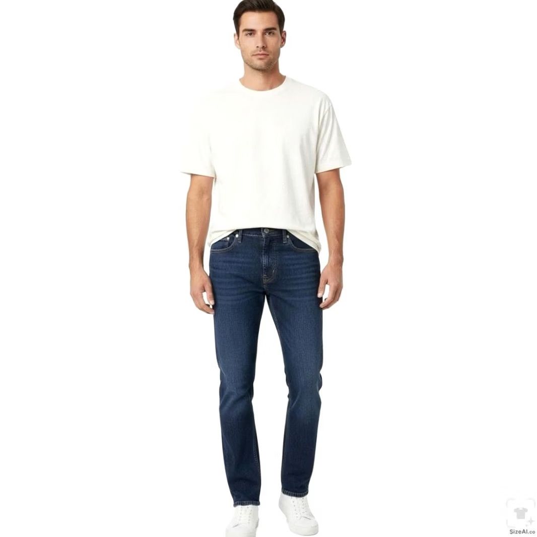 Levi's Levi's 512 Jeans Mens Slim Tapered Dark Wash Zip Fly 30x30 Blue Denim Stretch Logo 5-Pocket Jeans Mens Size US 30 / EU 46 - 4 Thumbnail