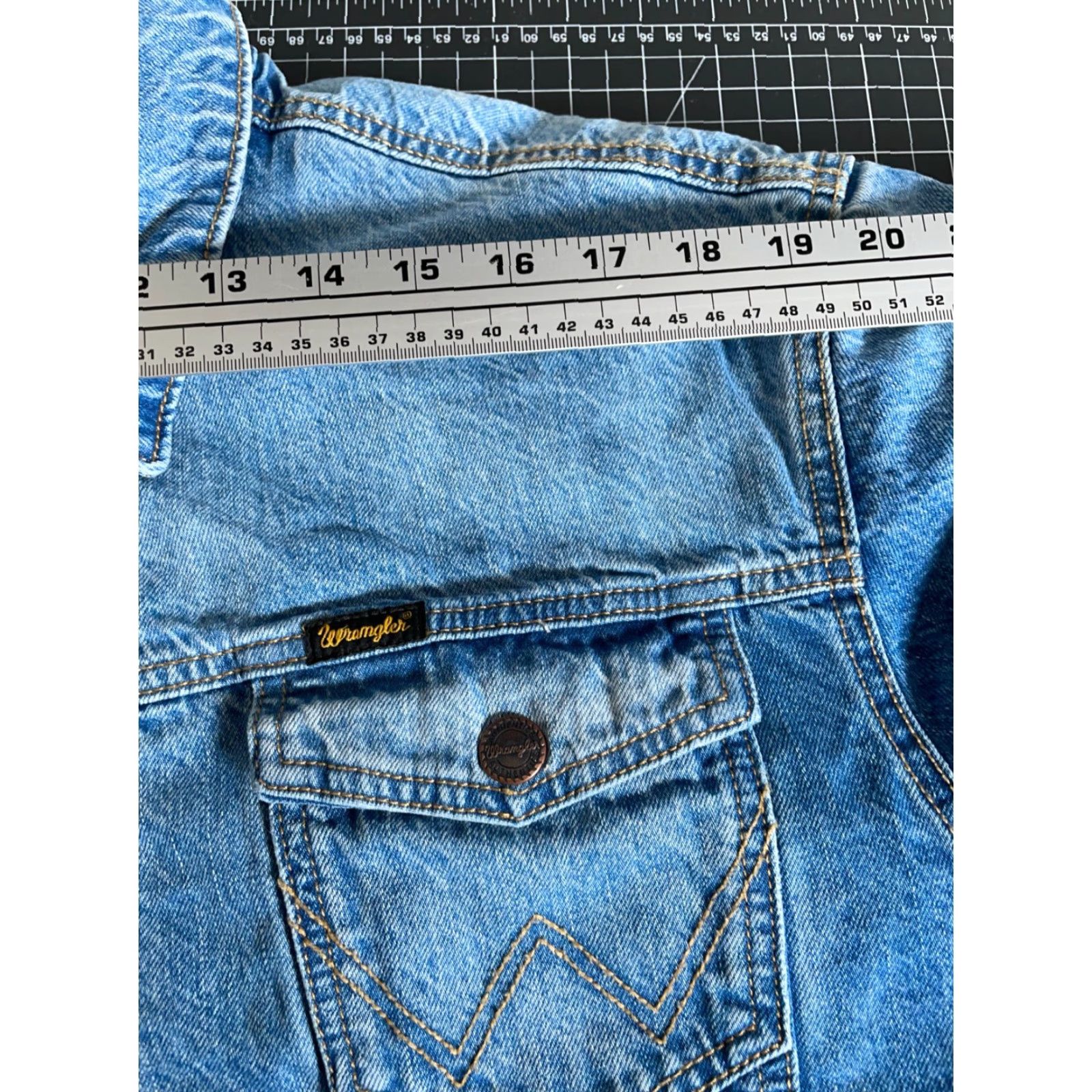 Wrangler VINTAGE Wrangler Jean Jacket Main Point/Brand: Wrangler Retro Sherpa-Lined Denim Jacket Adult Large Blue Denim Grunge 90s Mens Size US 33 - 7 Thumbnail