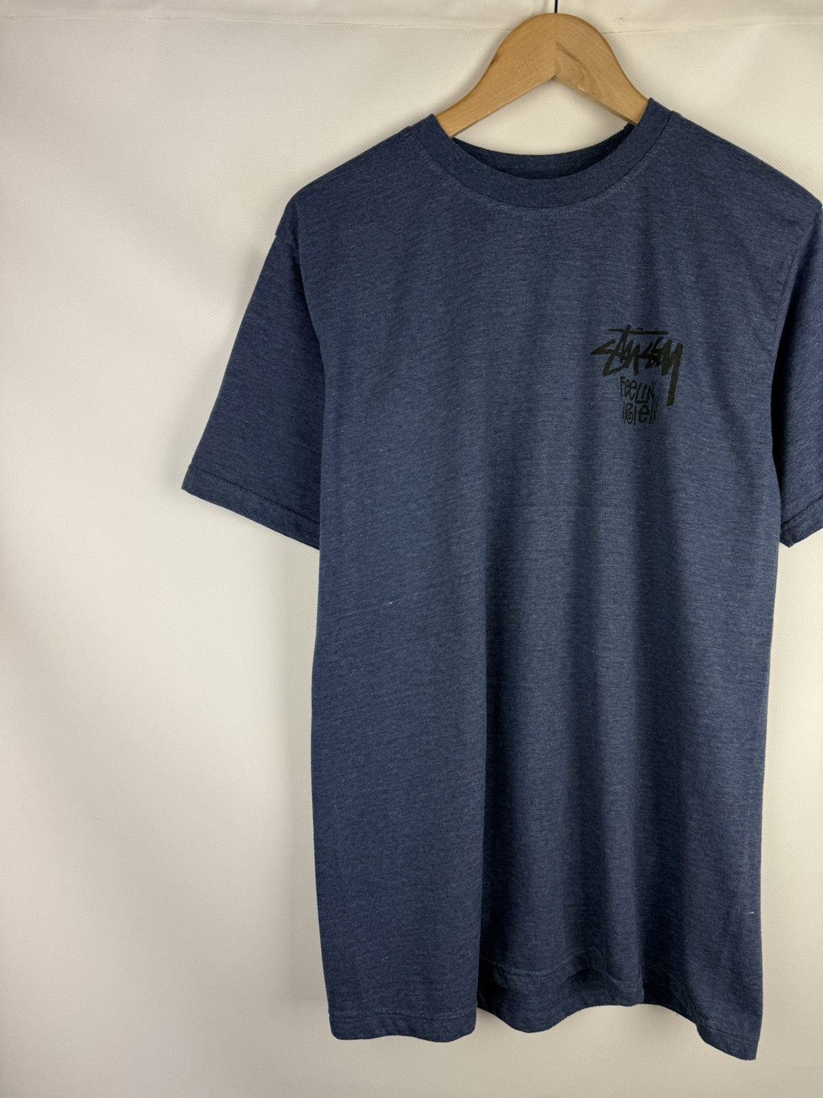 Stussy VTG Stussy Big Logo Short Sleeve T Shirt Size XL USA Made Size US XL / EU 56 / 4 - 2 Thumbnail
