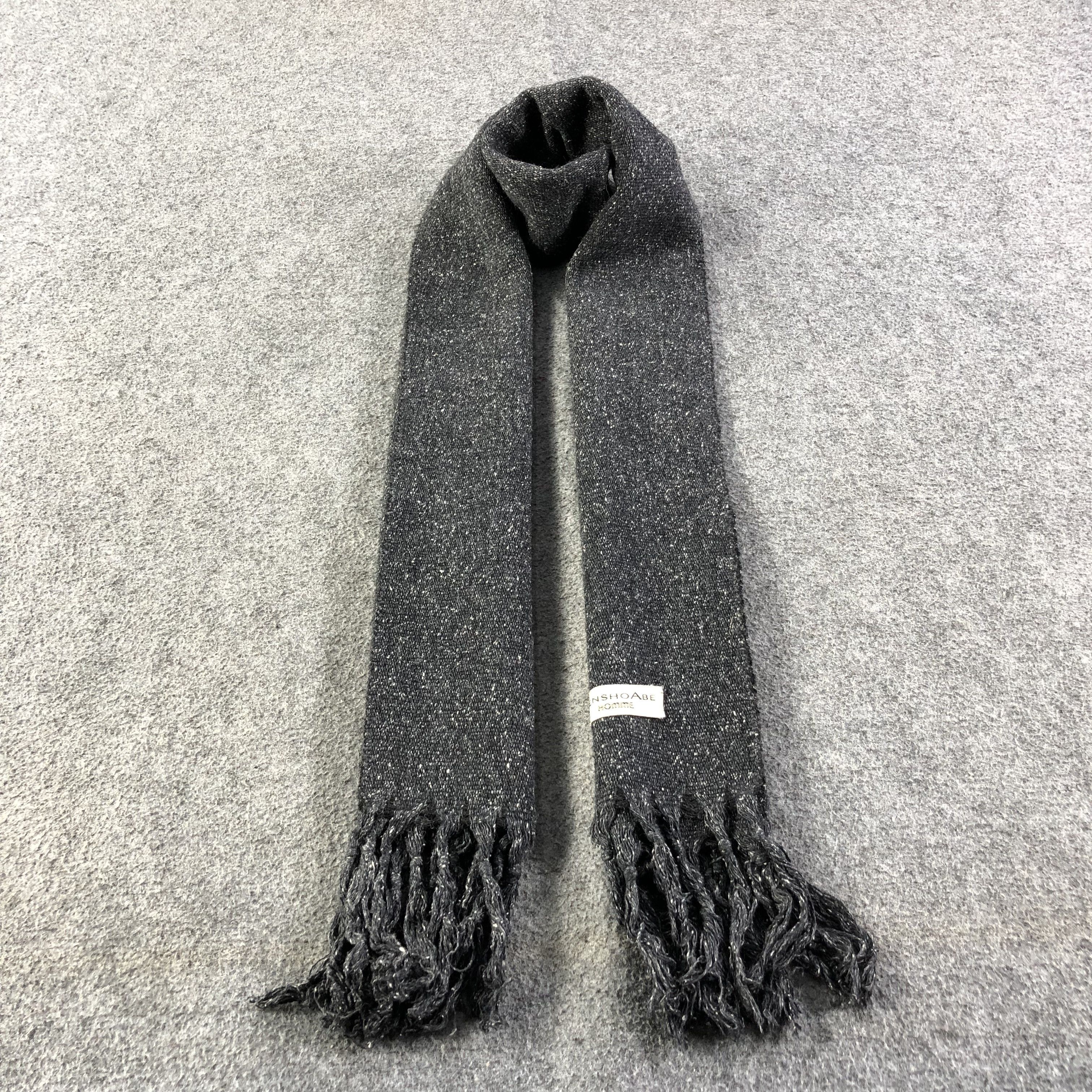 Kensho Abe Homme Wool Scarf Muffler V1073