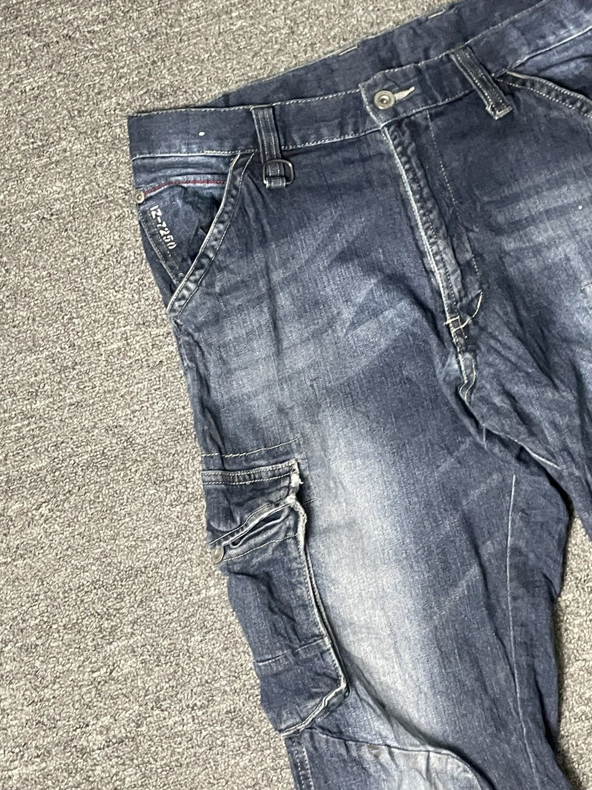 Japanese Brand × Vintage Japanese Brand Multi pocket Cargo Jeans (83) Size US 32 / EU 48 - 6 Thumbnail
