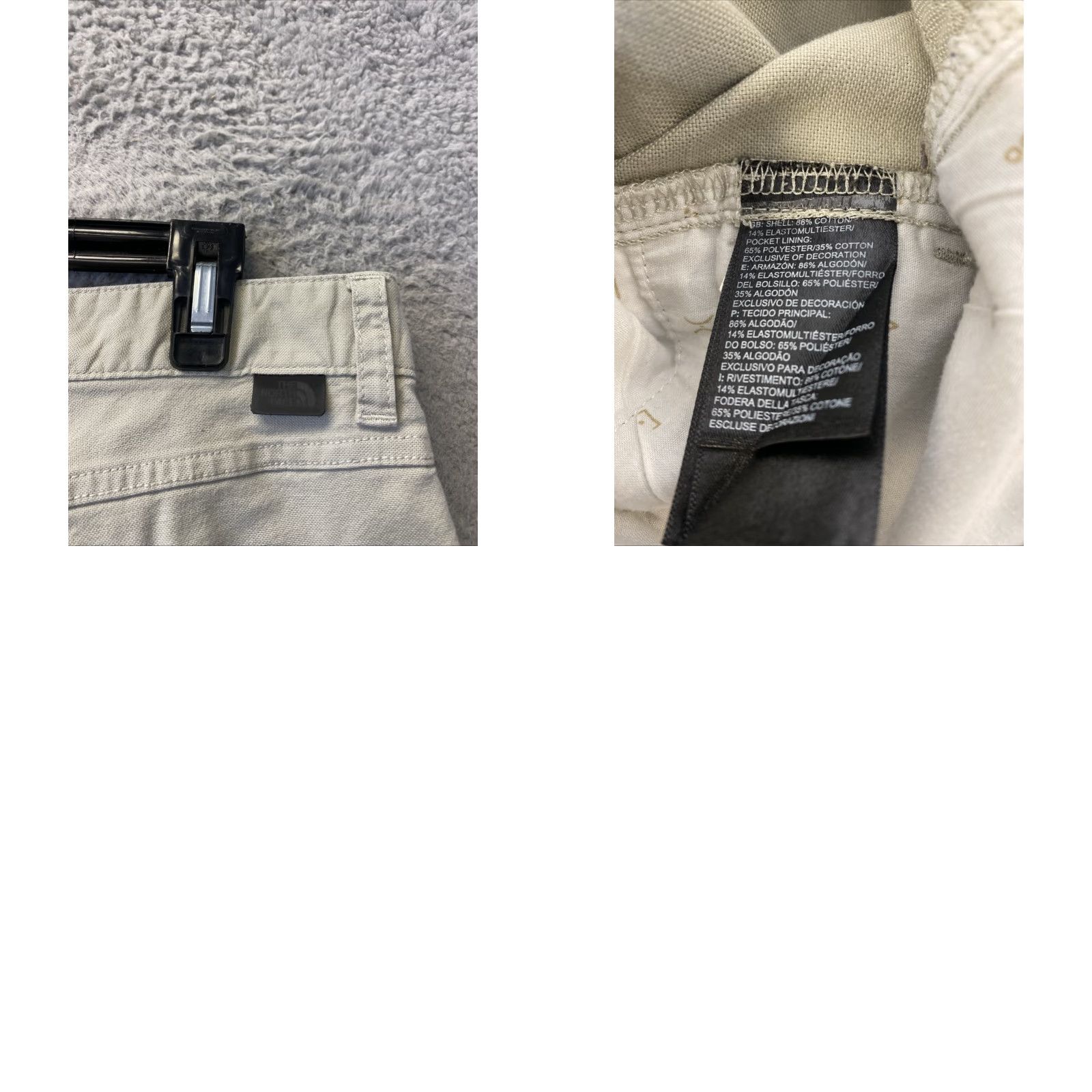 The North Face The North Face Pants Mens 40x34 Denim Carpenter Flat Front 5-Pocket Straight Regular Light Sage Green Size US 40 / EU 56 - 8 Thumbnail