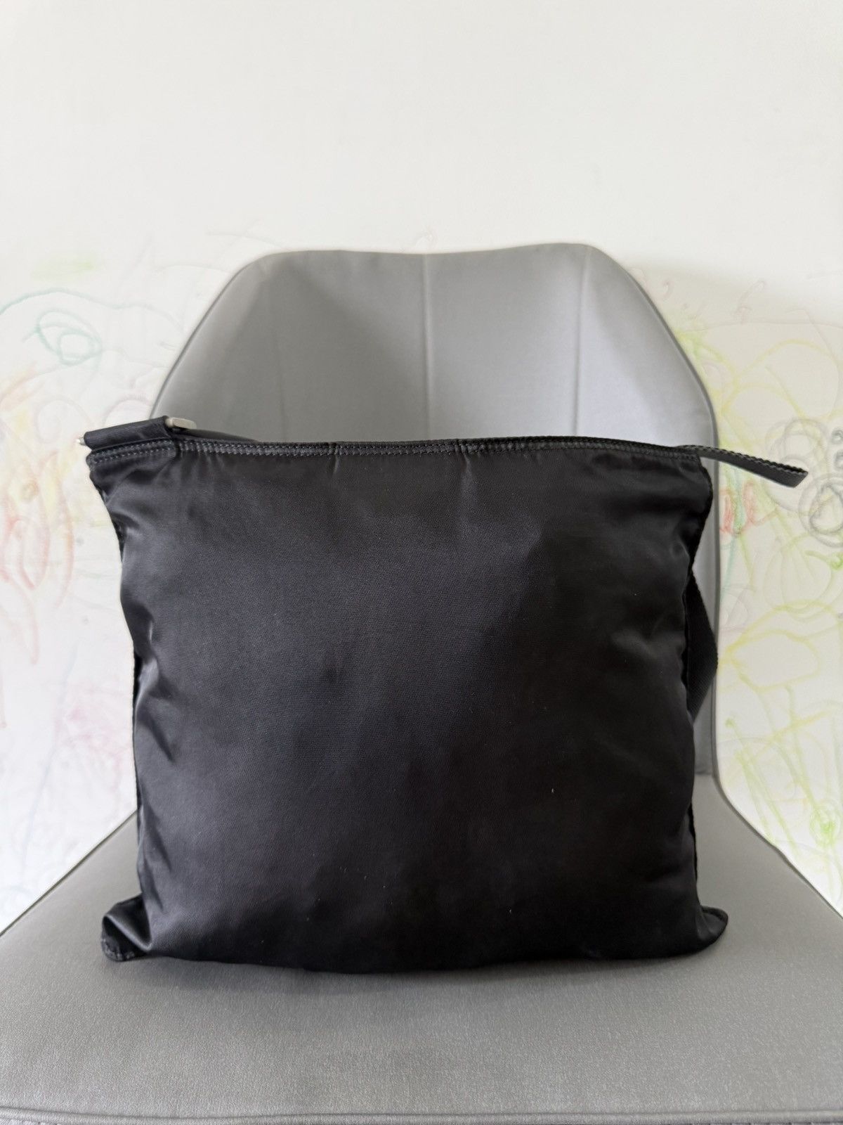 Prada Vintage Prada Medium Black Crossbody Sling Bag Size ONE SIZE - 2 Thumbnail