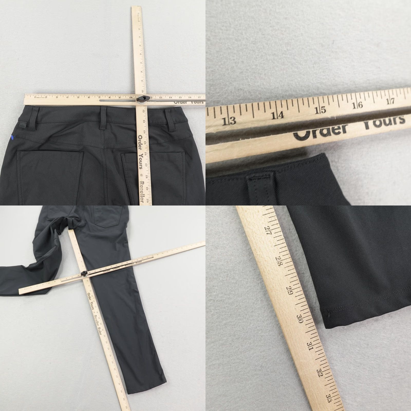Lululemon Lululemon Pants Men 30 Black ABC Pant Slim 32" Warpstreme Performance Chino Golf Size US 30 / EU 46 - 8 Thumbnail