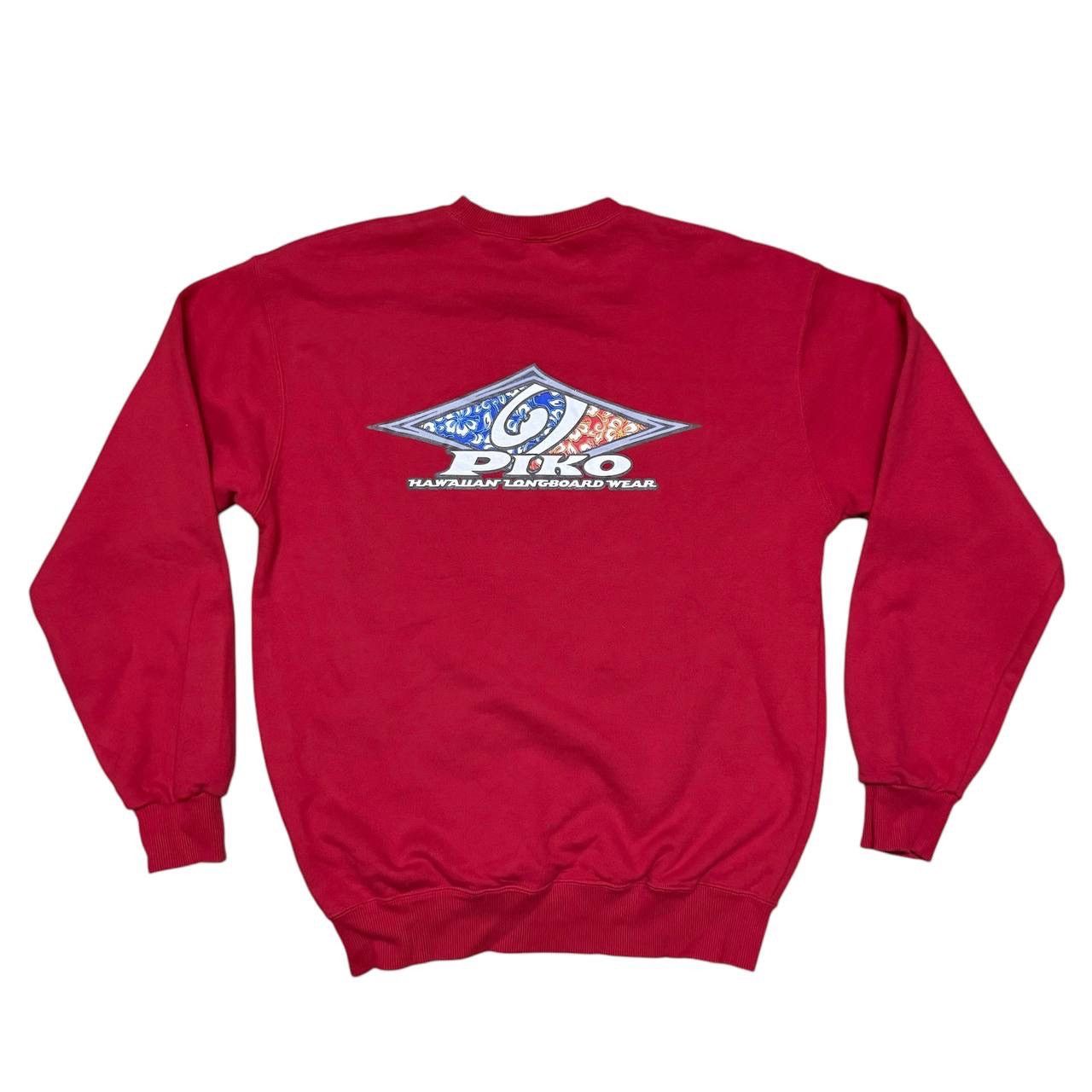 Vintage Vintage Hawaii Piko Longboard Surfing Sweatshirt Big Logo Size US L / EU 52-54 / 3 - 1 Thumbnail