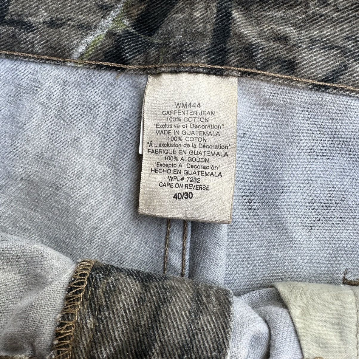 Realtree (39x28) Crazy Vintage Y2K Realtree Camo Carhartt Style Baggy Size US 39 - 5 Thumbnail