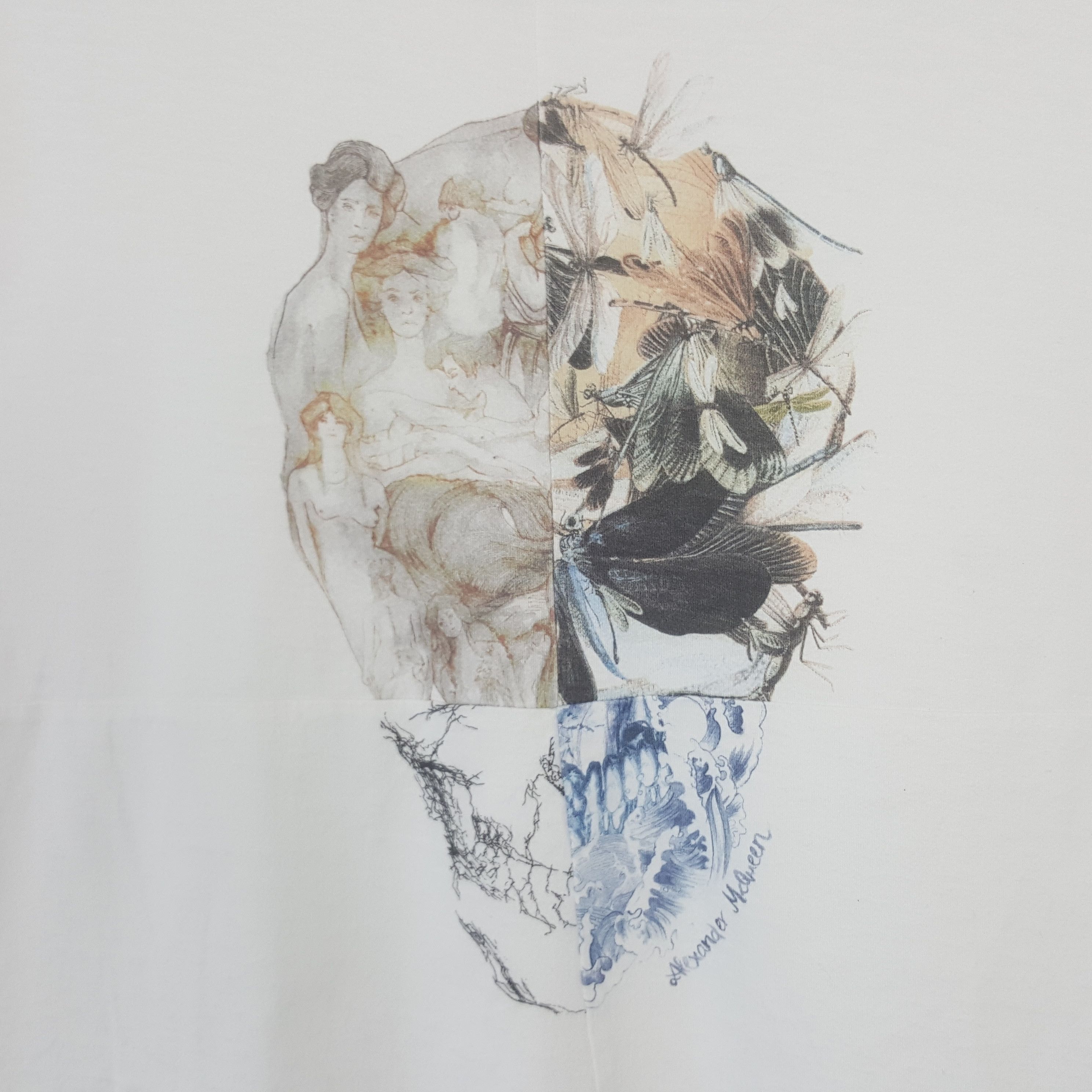 Alexander McQueen Vintage Alexander McQueen Skull Art Tshirt C294N66 Size US M / EU 48-50 / 2 - 2 Thumbnail