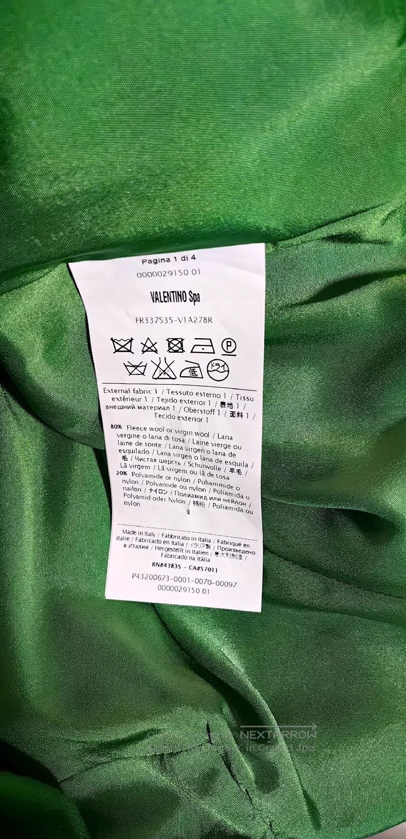 Valentino Valentino Green wool coat Size M / US 6-8 / IT 42-44 - 4 Thumbnail