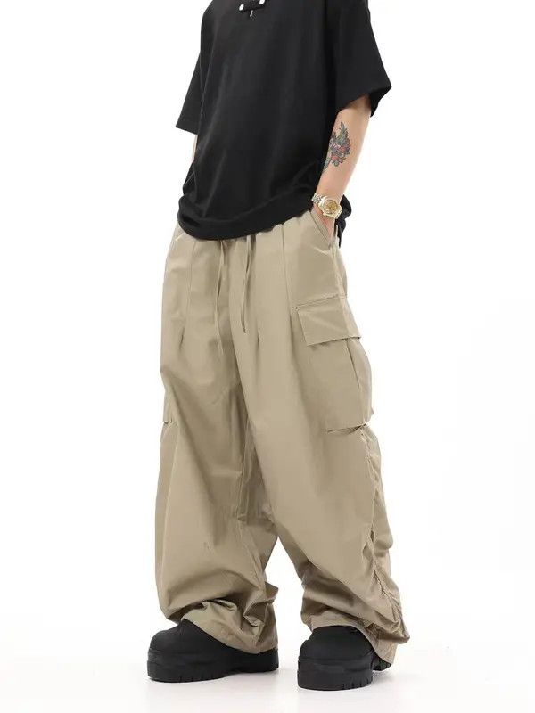 Japanese Brand Vintage Street Multi-Pocket Loose Fit Casual Work Pants Size US 28 / EU 44 - 1 Thumbnail