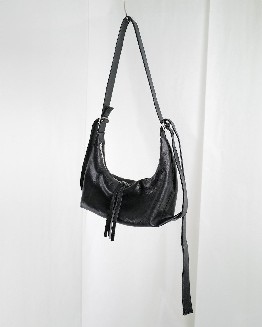 Guidi x Individual Designer Aria Mini Goat Skin Bag in Black, Men's