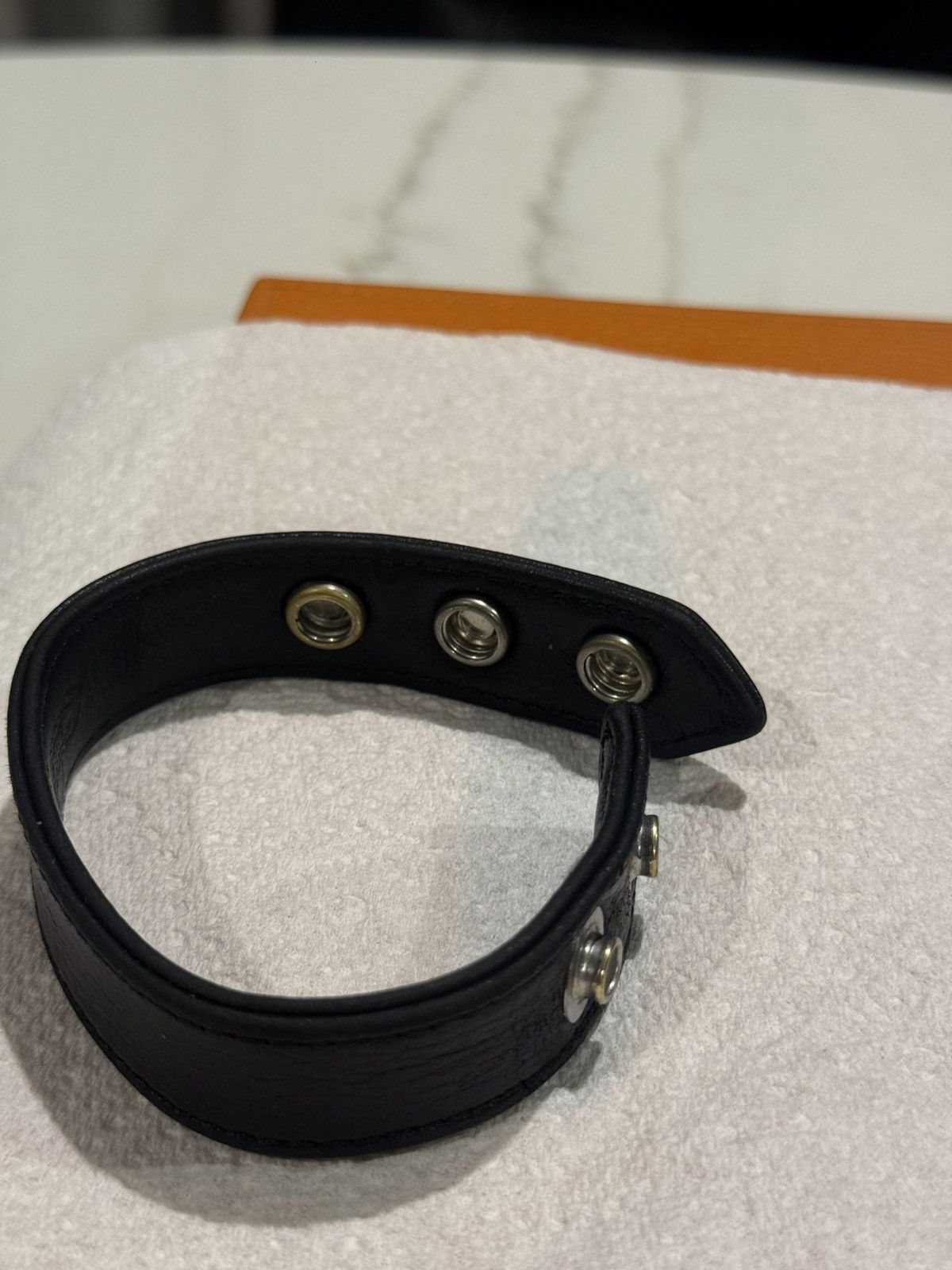 Chrome Hearts Rare Chrome Hearts Leather Snap Bracelet Size ONE SIZE - 5 Thumbnail