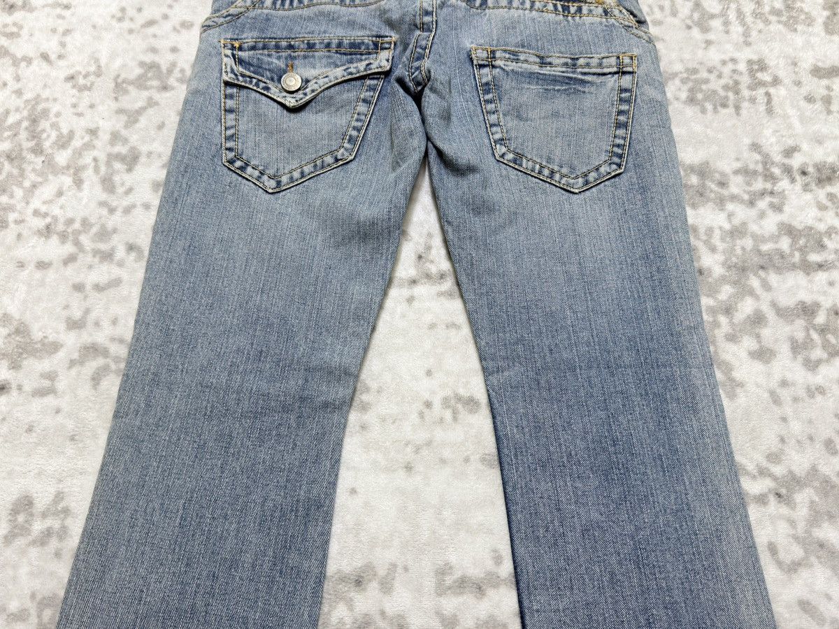 Japanese Brand Double Name Japanese Double Waist Layered Denim Jeans Y2K Size US 29 - 11 Thumbnail