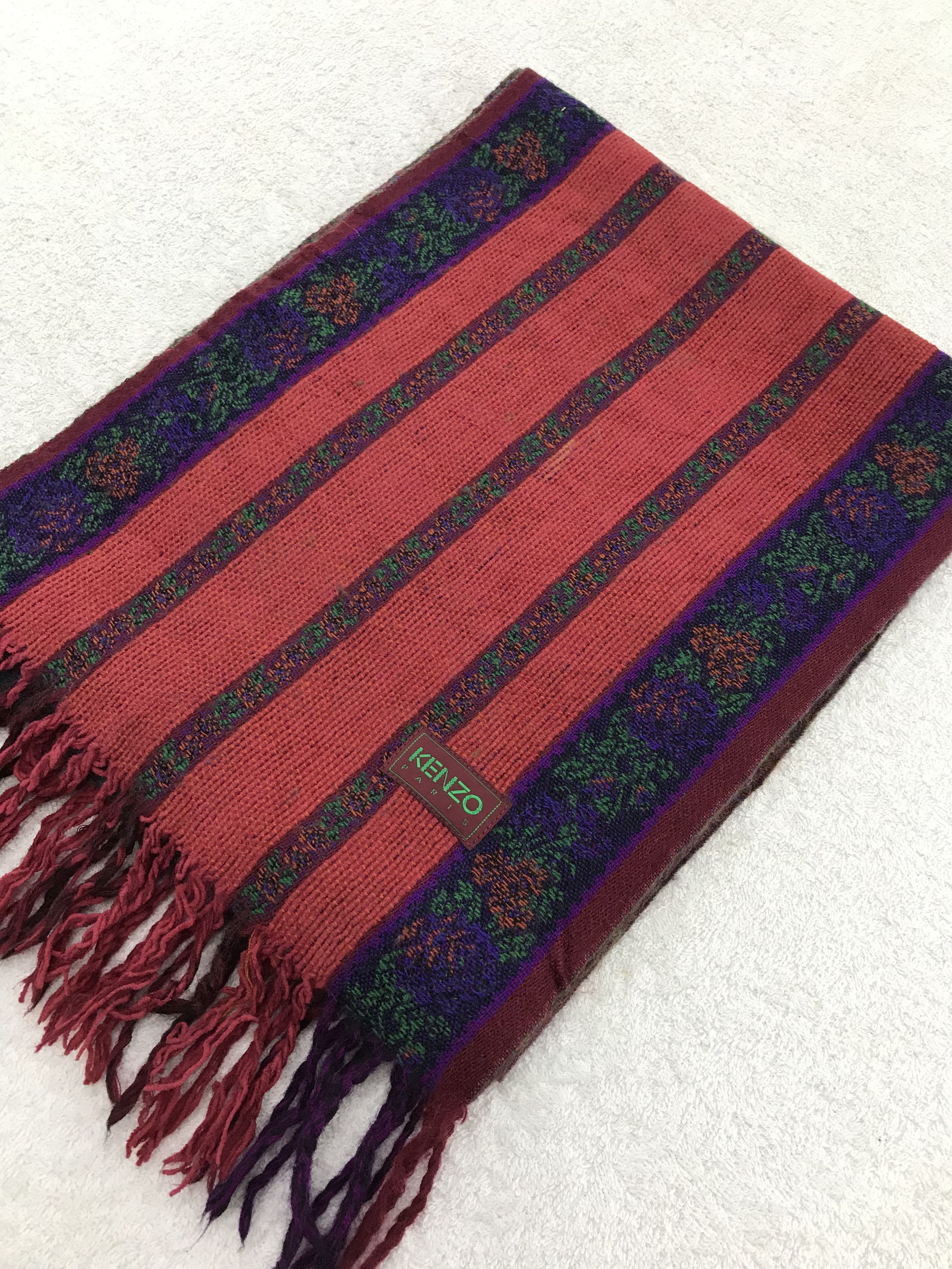 Kenzo Kenzo Scarf / Muffler / Neckwear - WW1173 Size ONE SIZE - 3 Thumbnail